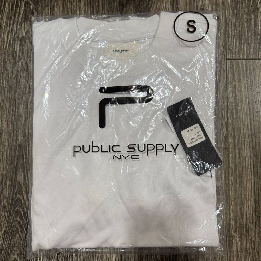 Public Supply Men’s Oversized Fit Tee White